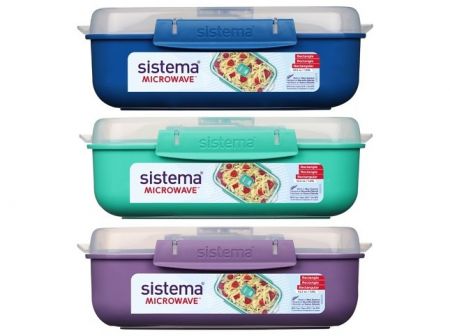 Sistema® Microwave™ Krabička na ohřev jídla 1,25 l, mix barev