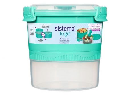 Sistema® TO GO™ Dóza na oběd s miskou a vidličkou 965 ml, mátová