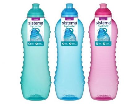 Sistema® Hydrate™ Láhev Squeeze Twist ‘n’ Sip 620 ml, mix barev