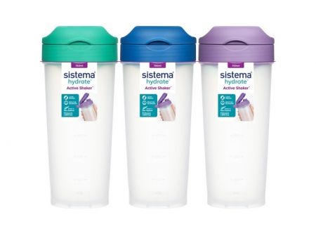 Sistema® Hydrate™ Shaker 750 ml, mix barev