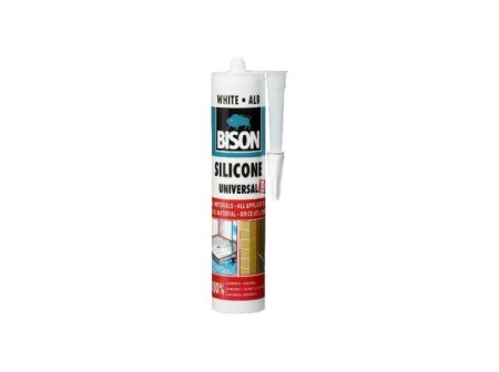 BISON SILICONE UNIVERSAL BÍLÝ 280 ml