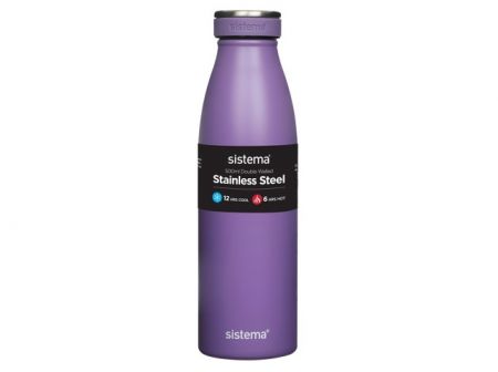 Sistema® Hydrate™ Termoláhev Stainless Steel 500 ml, fialová