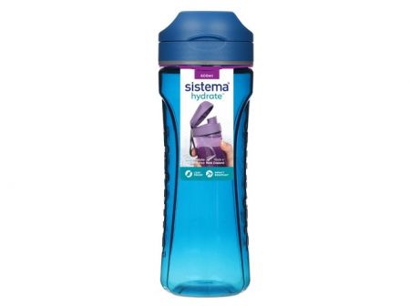 Sistema® Hydrate™ Tritanová láhev Swift Flip Top 600 ml, modrá