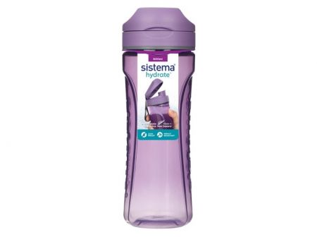 Sistema® Hydrate™ Tritanová láhev Swift Flip Top 600 ml, fialová