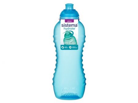 Sistema® Hydrate™ Láhev Squeeze Twist ‘n’ Sip 460 ml, modrá