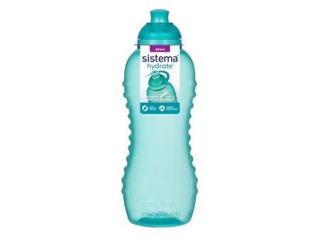 Sistema® Hydrate™ Láhev Squeeze Twist ‘n’ Sip 460 ml, mátová