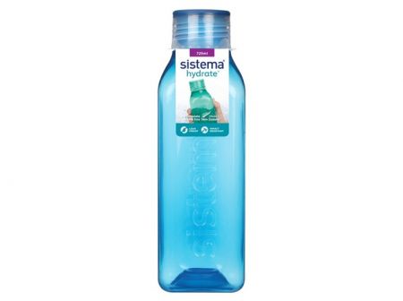 Sistema® Hydrate™ Láhev Square šroubovací víčko 725 ml, modrá