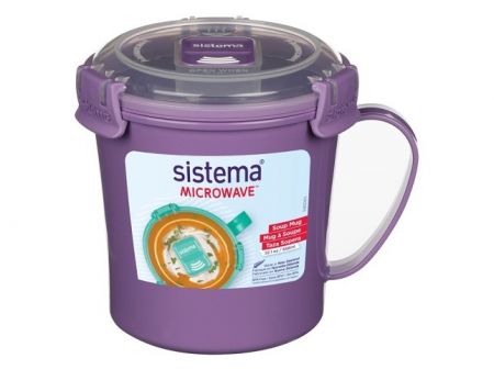 Sistema® Microwave™ Hrnek na polévku 656 ml, fialová