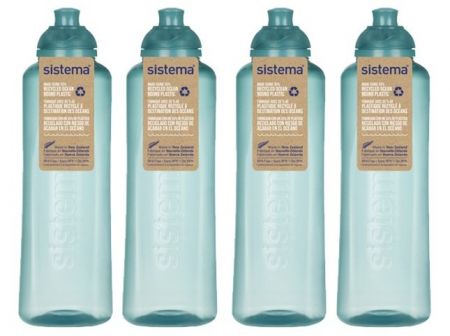 Sistema® Ocean Bound Láhev Swift Squeeze Twist ‘n’ Sip 480 ml 4 pack, mátová