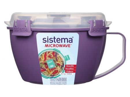 Sistema® Microwave™ Dóza na nudle a hranolky 940 ml, fialová