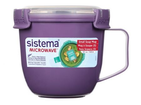 Sistema® Microwave™ Hrnek na polévku 565 ml, fialová