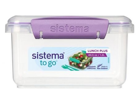 Sistema® TO GO™ Krabička na oběd s příborem 1,2 l, fialová