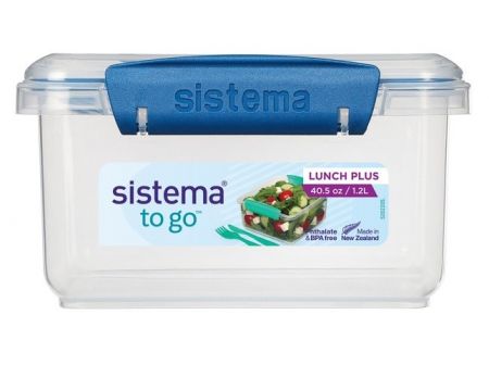 Sistema® TO GO™ Krabička na oběd s příborem 1,2 l, modrá