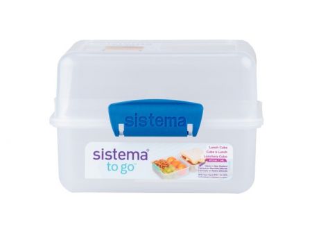 Sistema® TO GO™ Krabička na oběd s 2 oddíly 1,4 l, modrá