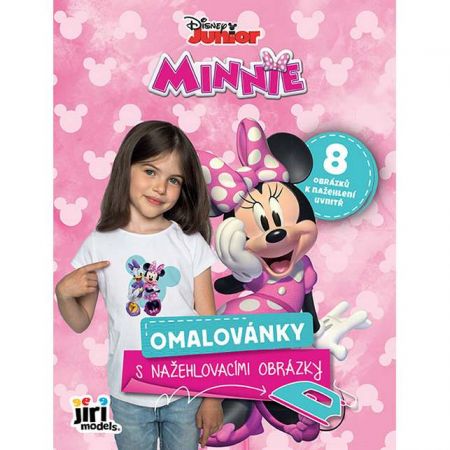 Omalovánky s nažehlovacími obrázky Minnie