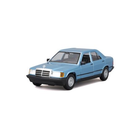 Bburago 1:24 Plus - 1987 Mercedes-Benz 190E - Diamond Blue