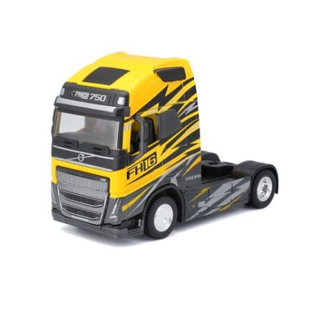 Bburago 1:43 Haulers Custom Cabs Volvo FH16 Globetrotter 750 XXL Yellow