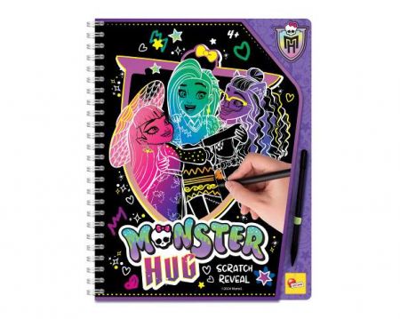 Monster High Vyškrabávací omalovánky objetí