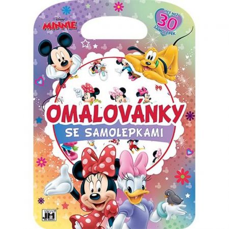 Omalovánky se samolepkami - Minnie