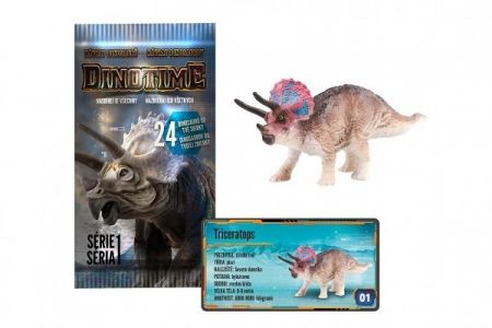 Figurka dinosaurus Dinotime plast mix druhů v sáčku 8x15cm