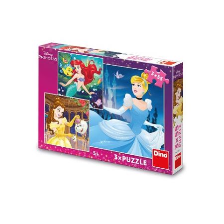 VESELÉ PRINCEZNY 3x55 Puzzle