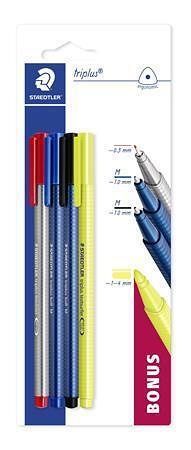 Sada psacích potřeb &quot;Triplus® multi set 34P2&quot;, 4 kusy, STAEDTLER 34 SBK4P1