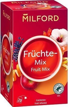 Ovocný čaj &quot;Fruitmix&quot;, ovocná směs, 20x 2,5 g, MILFORD 5207524