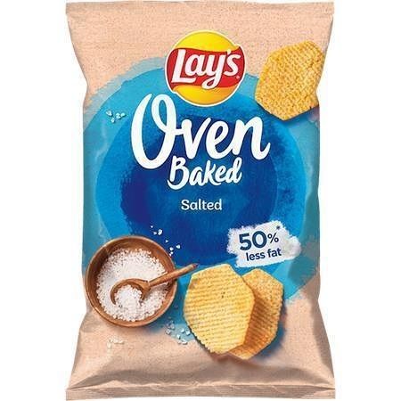 Chipsy &quot;Oven baked&quot;, solené, 110 g, LAYS 901201410