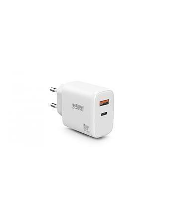 Síťová nabíječka, 1x USB-A (12W), 1x USB-C (45W), URBAN FACTORY GPS62UF