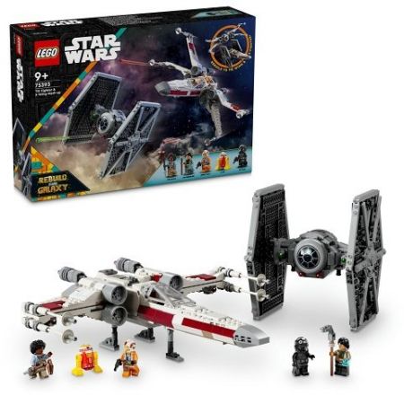 LEGO 75393 Stíhačka TIE a X-wing – kombinovaná stavebnice