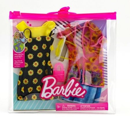 HBV71 Barbie Fashion Sunflower 2 Outfits