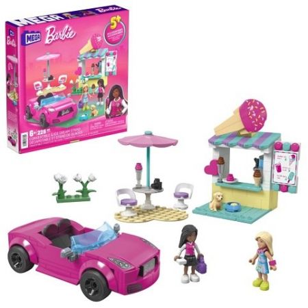 MEGA BARBIE KABRIOLET A STÁNEK SE ZMRZLINOU