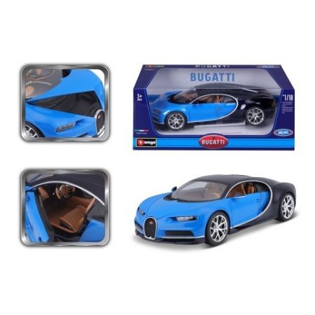 Bburago 1:18 Plus Bugatti Chiron blue/deep blue