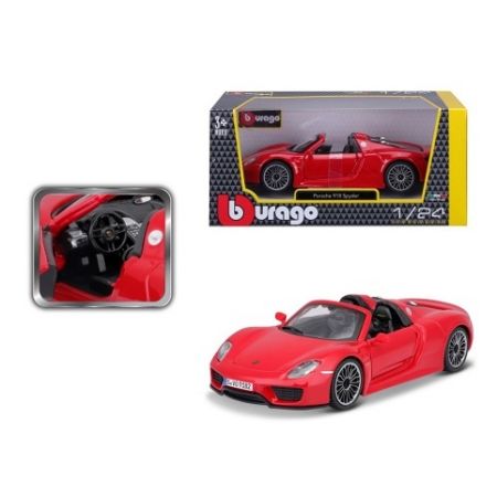 Bburago 1:24 Plus Porsche 918 Spyder Red