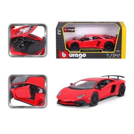 Bburago 1:24 Plus Lamborghini Aventador LP 750-4 SV Red