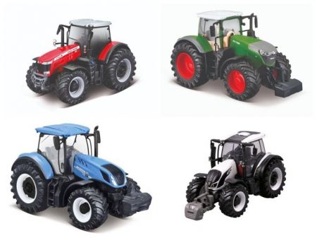 Bburago Farm Tractor na setrvačník 10 cm ASST