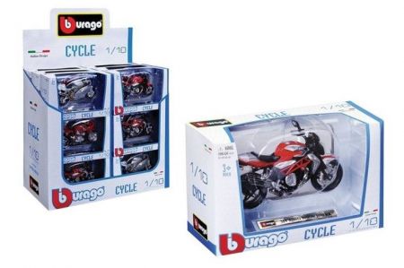 Bburago 1:18 Motocykl (DISPLAY 18ks) ASST