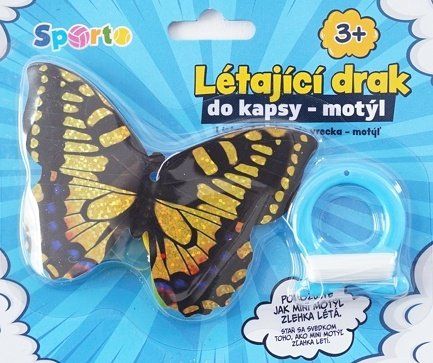 SPORTO Létající drak do kapsy - motýl