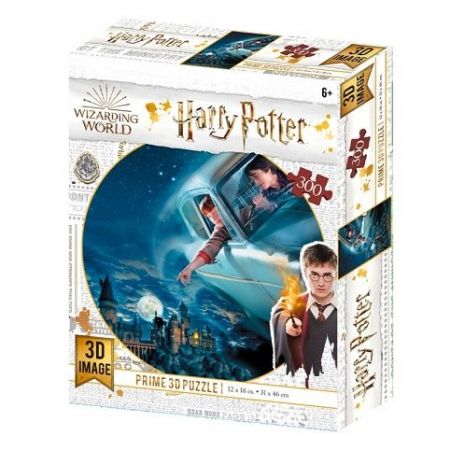 PUZZLE - Harry Potter - Harry &amp; Ron Flyingover Hogwarts 300 dílků