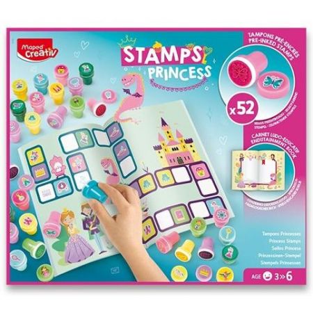 Sada Maped creativ Stamps Princess 52 ks razítek