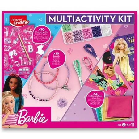 Sada Maped Creativ Barbie Multiactivity Kit sada 3v1