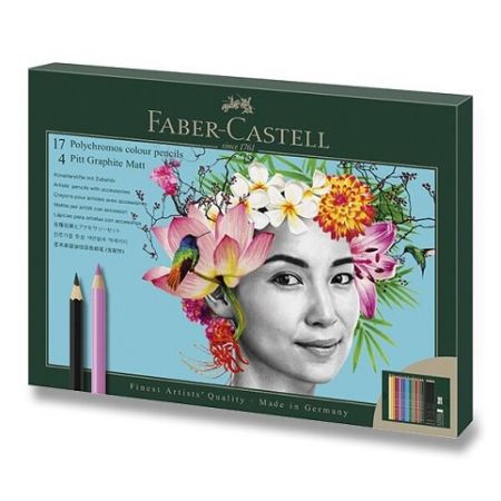 Sada Faber-Castell Polychromos &amp; Pitt Graphite Matt 23 ks