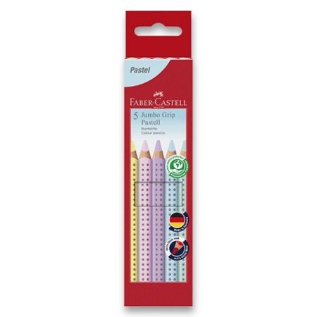 Pastelky Faber-Castell Jumbo Grip Pastel 5 barev