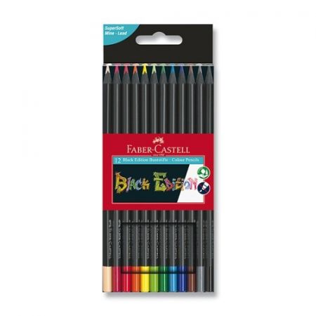 Pastelky Faber-Castell Black Edition 12 barev