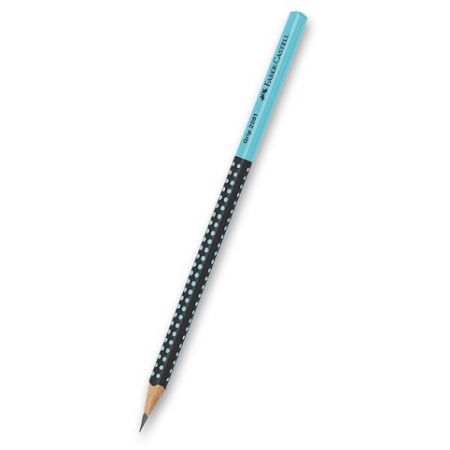 Grafitová tužka Faber-Castell Grip 2001 Two Tone tvrdost HB, černá/tyrkysová