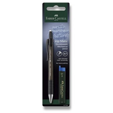 Mechanická tužka Faber-Castell Grip Matic 1377 0,7 mm, černá