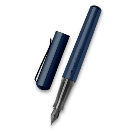 Faber-Castell Hexo Blue plnicí pero hrot F