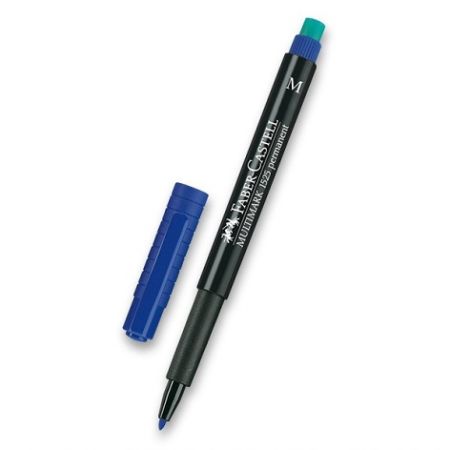 Permanentní popisovač Faber-Castell 1525 M modrý