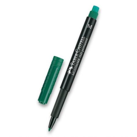 Permanentní popisovač Faber-Castell 1525 M zelený