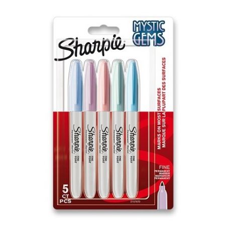 Permanentní popisovač Sharpie Fine Mystic sada 5 barev